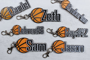 Custom Designs Personalized 3D Name Tags for Bags, Backpacks, Sports Teams,  Gifts 
